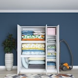 thumbnail of Armario BA105-1992 blanco 145x181.8x55 cm