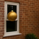 thumbnail of WellHome - Bola de Navidad Inflable Dorada de Ø45cm con Ventosa y Accesorios