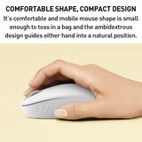 thumbnail of Souris Sans Fil Bluetooth Rose Ergonomique Précise Portée 10m Autonomie 12 Mois Blanc YONIS