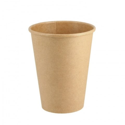 50 pezzi. Bicchieri di carta kraft per caffè ECO senza plastica Ref VBC027 Ref.VBC027