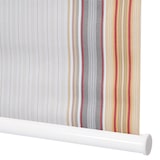 thumbnail of Rolgordijn HWC-D52, raamrolgordijn zijtrekgordijn, 110x230cm zonwering verduisterend ondoorzichtig ~ grijs/bruin/oranje