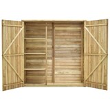 thumbnail of Helloshop26 - Abri de jardin cabane cabanon maison de stockage remise extérieur hangar outils robuste 163 x 50 x 171 cm Pinède 02_0022405