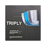 thumbnail of Sartén triple de acero inoxidable de 28 cm
