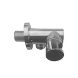 thumbnail of Supporto per doccia con presa acqua integrata, stile tondo in ottone pesante