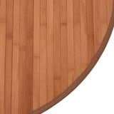 thumbnail of vidaXL Vloerkleed rond 100 cm bamboe bruin
