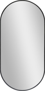 thumbnail of Helloshop26 - Elliptischer Wandspiegel 40 x 80 cm schwarz