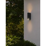 thumbnail of Applique murale Dion Double Aluminium Noir, H.16,2  IP44  GU10 /  Extérieur