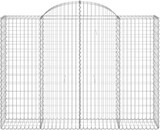 thumbnail of vidaXL Gabionen mit Hochbogen 5 Stk. 200x50x140/160cm Verzinktes Eisen