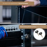 thumbnail of HMF 65712-02 Serverschrank 19 Zoll, 12 HE, 51 x 40 x 58 cm, Schwarz