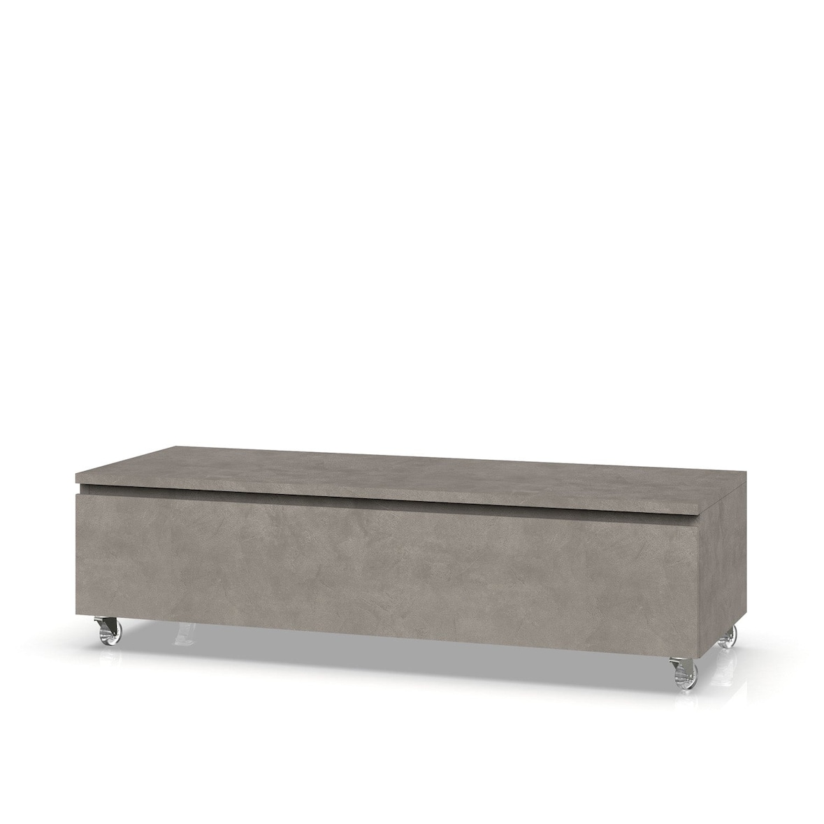 AQA Design Cassettiera in melaminico ASTRA avana pietra cm. L.120 P.45 H.32 MPAS121R-AVP