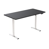 thumbnail of SIGMA Bureau ET114GIB, spaanplaat, 160 x 80 cm, elektrisch in hoogte verstelbaar, zwart/wit