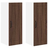 thumbnail of vidaXL Küchenwandschrank 2 pcs Braun Eichen-Optik 30 x 31 x 80 cm