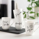 thumbnail of Villeroy & Boch Statement Becher mit Henkel "But first Coffee" 280ml