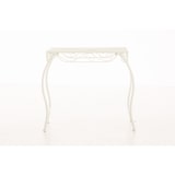 thumbnail of Eisentisch Zarina, 50 x 45 cm weiß