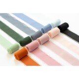 thumbnail of Chiffonband 4cm x 10m weich fließend - Stoffband zum Dekorieren Nähen Dekoband Hochzeitsdeko Tischdeko Schleifenband Geschenkband Eisblau
