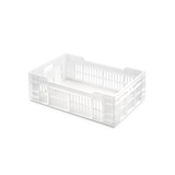 thumbnail of Caja de paredes ranuradas y fondo liso de 600x400x200 mm. Blanco. 40 l. CONGOST