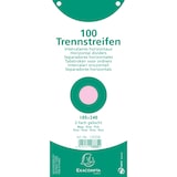 thumbnail of Exacompta Packung mit 100 Trennstreifen, 2-fach gelocht, 180g, 105x240mm