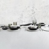 thumbnail of Bidasoa Fosil Schaaltje Porselein Zwart 38,5x12,7x4,8cm