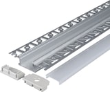 thumbnail of 2m LED Aluminium Profil Unterputz Leiste Rigips Trockenbau Gewebe für LED-Streifen Profil P