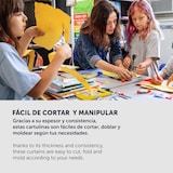 thumbnail of Cartulina de Colores, Cartulina A4 Colores Surtidos Intenso, Folios de Colores 180gr para Manualidades· m-office (x10 Surtido Intenso)