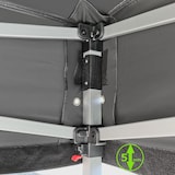 thumbnail of Faltpavillon 3x3m - mit 3 Wänden - Weiß