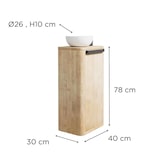 thumbnail of Ensemble meuble lave-mains TOM + vasque