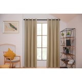 thumbnail of Larson - Luxe effen blackout gordijn - met ringen - 1.5m x 2.5m - Licht taupe