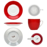 thumbnail of MamboCat 6er Set Variant Rot Kaffetassen mit Untertassen