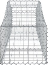 thumbnail of vidaXL Gabionen mit Hochbogen 30 Stk. 200x50x40/60 cm Verzinktes Eisen
