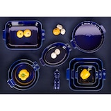 thumbnail of Peugeot quadratische Auflaufform Appolia Ofenform Keramik Blau 28 cm 60190