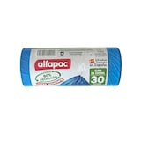 thumbnail of Alfapac - Pack mit 20 Rollen von 15 Müllbeuteln 'Overlap' 55x60cm, 30L Selbstverschluss (insgesamt 300 Müllbeutel)