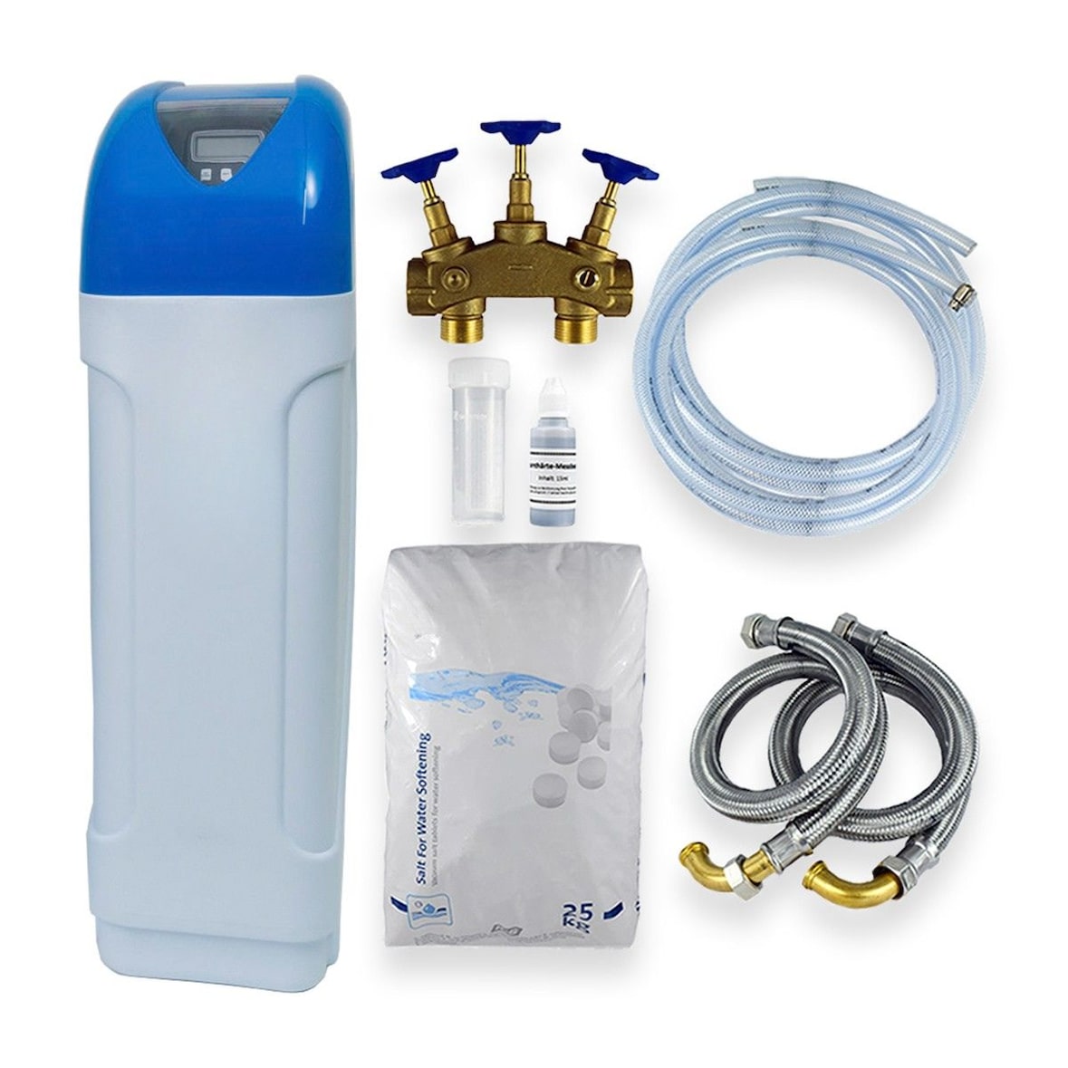 Entkalkungsanlagen & Wasserenthärter für Einfamilienhaus 5-6 Personen – EEKC2000 mit Anschlussset