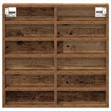 thumbnail of vidaXL Vitrinekast met plank Oudhout 60 x 8,5 x 58 cm Bewerkt hout
