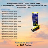 thumbnail of Kompatibel Epson T2634, Eisbär, 26XL, C13T26344010 Y Yellow Gelb Druckerpatrone für 700 Seiten von D&C