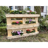 thumbnail of Europaletten Blumenkasten Weiß Pflanzkasten zum An- & Einhängen Blumentopf  Weiß