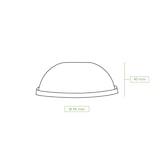 thumbnail of greenbox - PLA-Domdeckel Ø 95 mm, geschlossen, 2000 St.