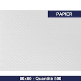 thumbnail of Firplast Nappe carrée en papier blanche 600mm x 600mm (x500)