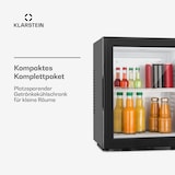 thumbnail of Brooklyn Minibar 23 Liter Klasse E schwarz Glas 0dB Schwarz