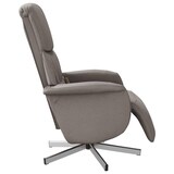 thumbnail of vidaXL Massagesessel mit Fußteil Taupe Stoff