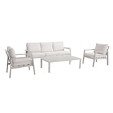 thumbnail of Tarrington House Outdoor Lounge-Set, Picton 4-tlg., Stahl, 2 Einzelsesseln, 1 3-Sitzer Sofa, 1 Couchtisch, beige