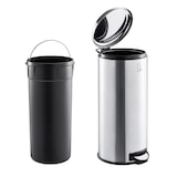 thumbnail of SVITA T30 Mülleimer 30Liter Edelstahl Treteimer Abfalleimer Mülltonne Silber