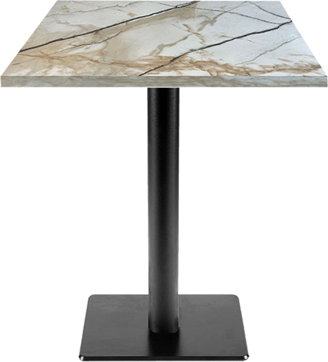 RestooTab - Tisch Milan T 60x60cm Dekor marmor calcuta