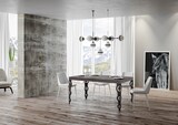 thumbnail of Ausziehbarer Tisch 90x180/284 cm Karamay Premium Walnuss-Anthrazit-Gestell