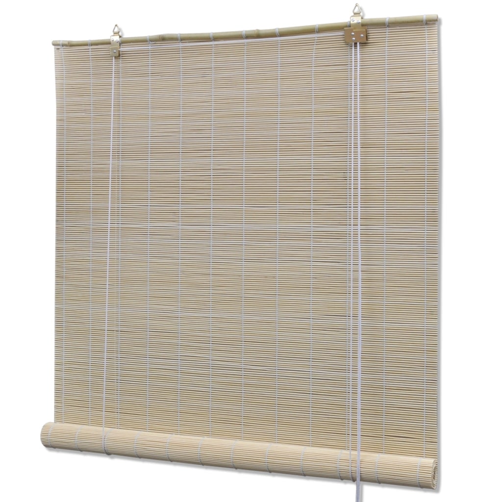 Helloshop26 - Cortina de rolo em bambu natural 150 x 220 cm para janela com proteção contra privacidade modelo 4102144/2