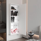thumbnail of Zapatero de pared leto en Melamina, con espejo
