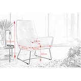 thumbnail of Sillón KAWOLA BISA Cord crema blanco