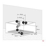 thumbnail of Whirlpool Pool Badewanne Eckwanne Wanne W81-C 180x90cm mit Farblichtherapie