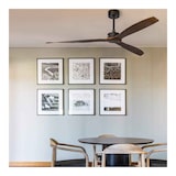 thumbnail of JUST FAN XL Mattschwarzer/Holzventilator 178 cm