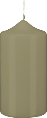 thumbnail of 12 Stumpen Kerzen Spitzkopf Antik Grün 90 x Ø 50 mm