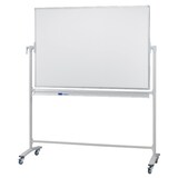 thumbnail of FRANKEN Mobiles Whiteboard 90 x 120 cm, doppelseitig, lackiert, magnetisch, beschreibbar, trocken abwischbar, Whiteboard mit Ständer und Rollen